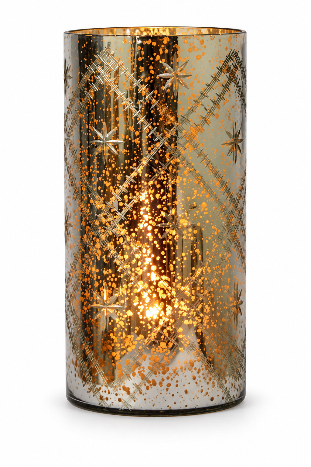 Glass Candle Holder