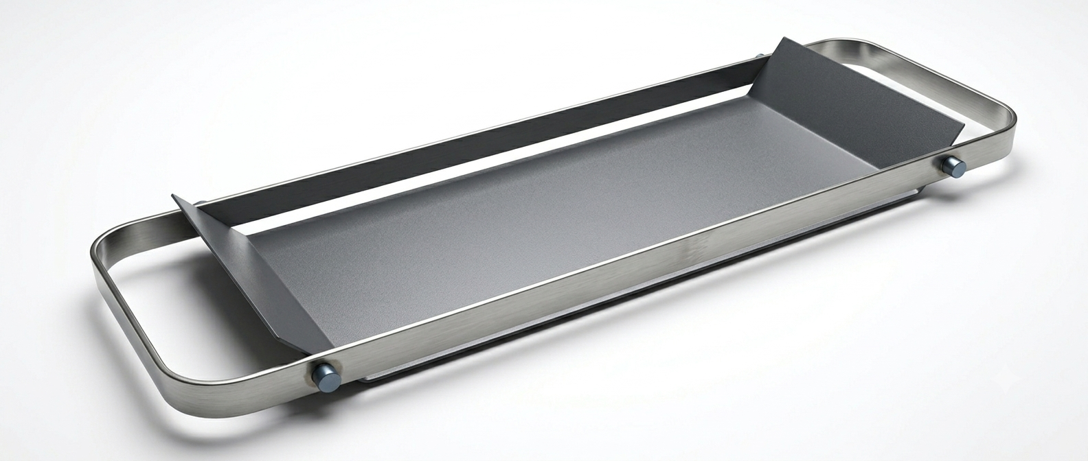 Strip serving tray