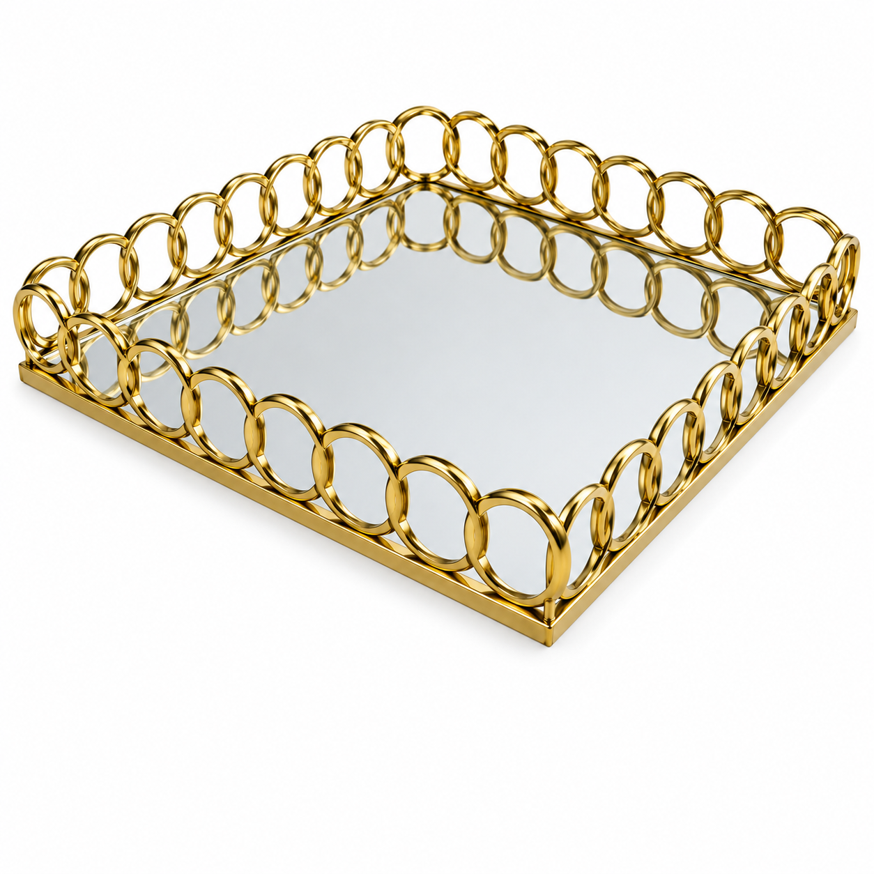 Brass Ring Serving Tray