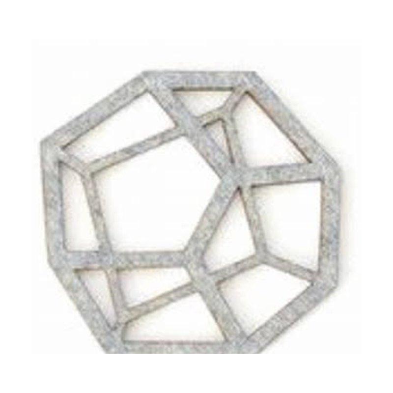 Geometric coaster, grey