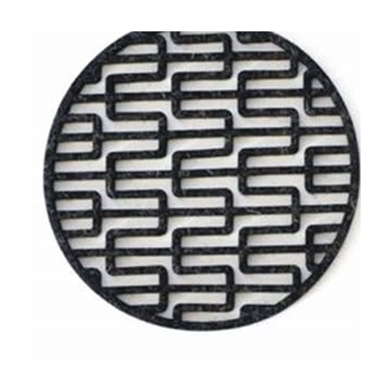 Maze pattern coaster, black