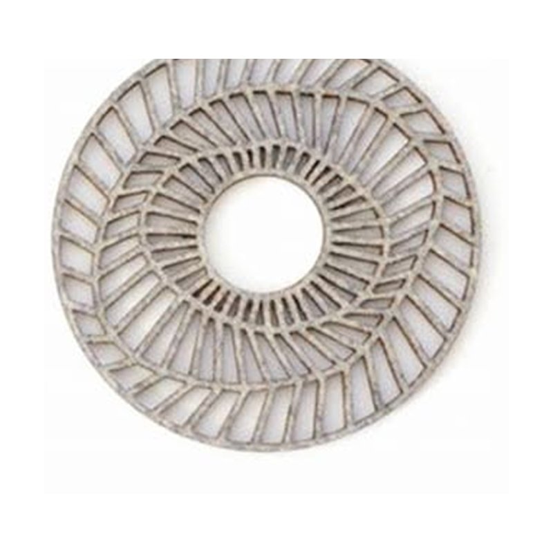 Spiral pattern coaster, grey