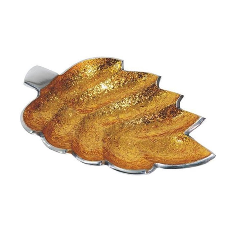 Gold leaf platter