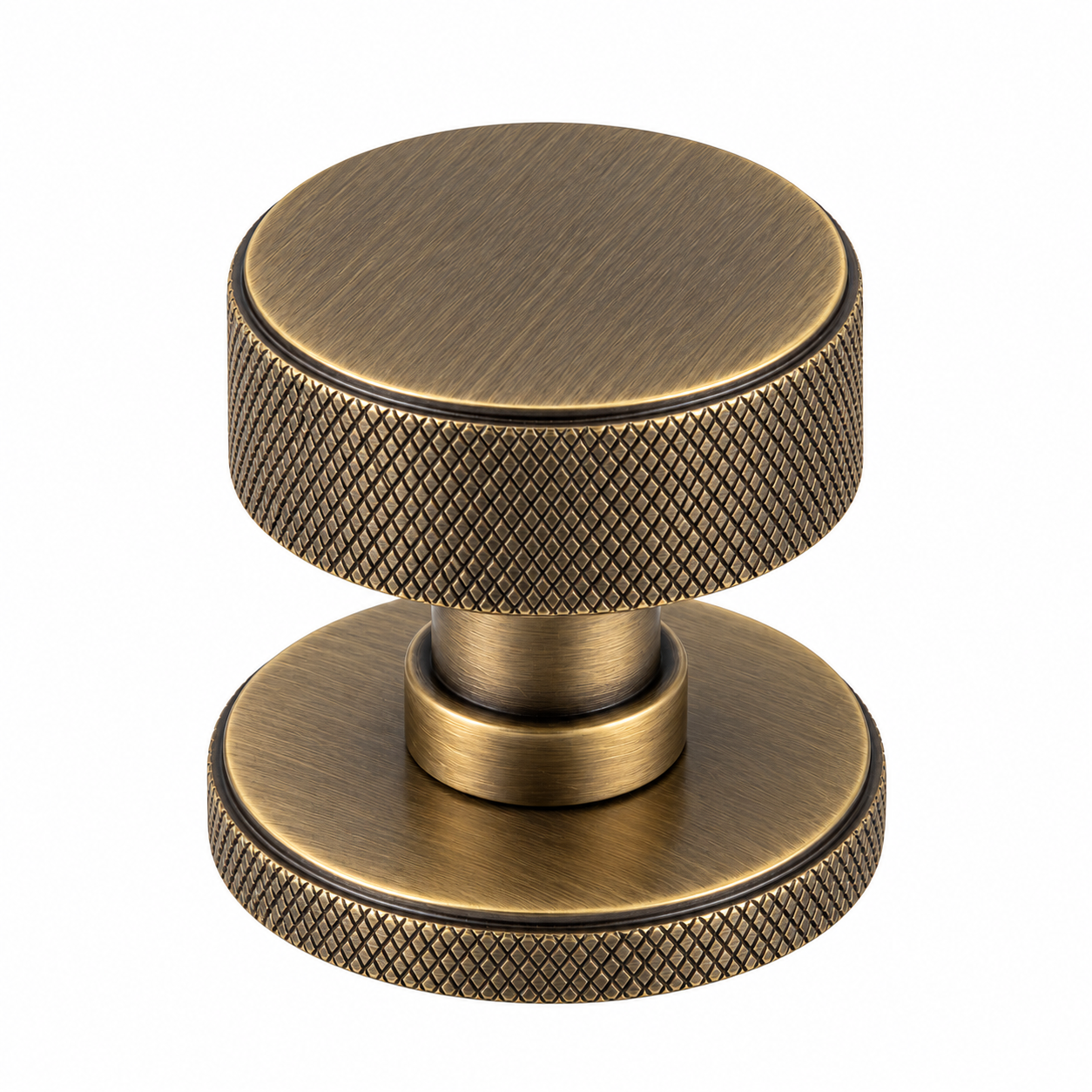 Handcrafted brass door knob
