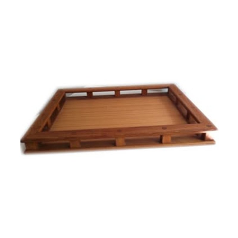 Wooden cocktail tray